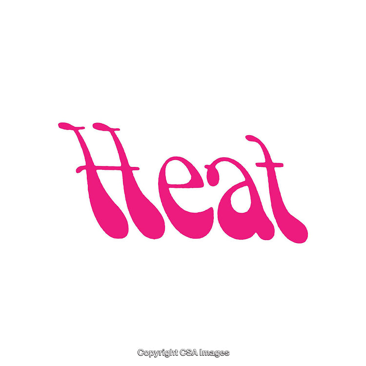 Vibrant Pink Word Art Graphic with Fluid Typography Design