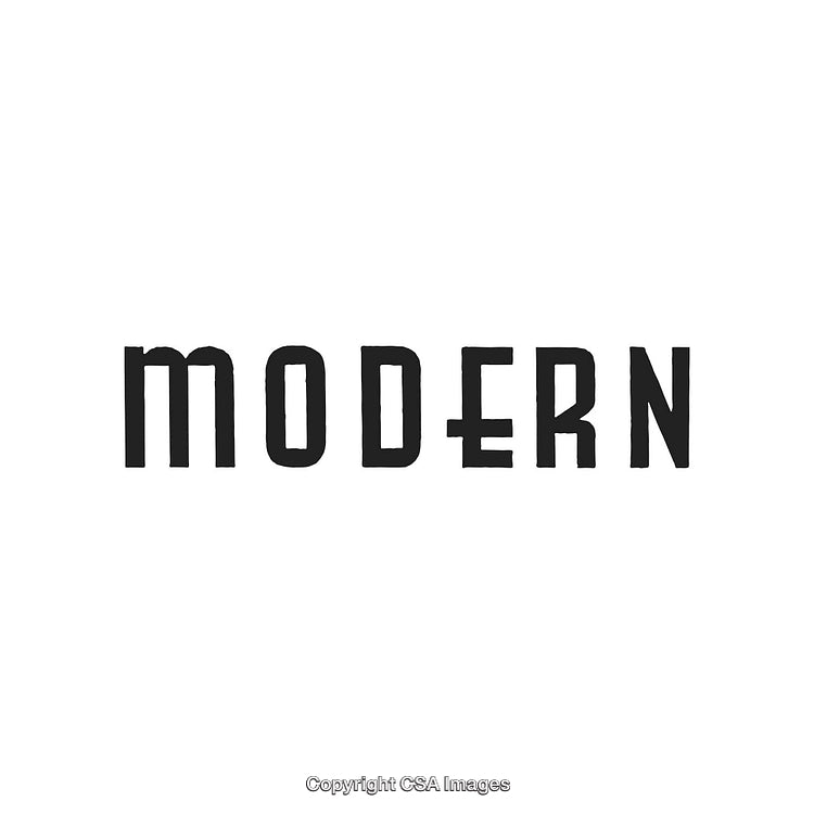 Modern Text Design with Contemporary Typography on White Background