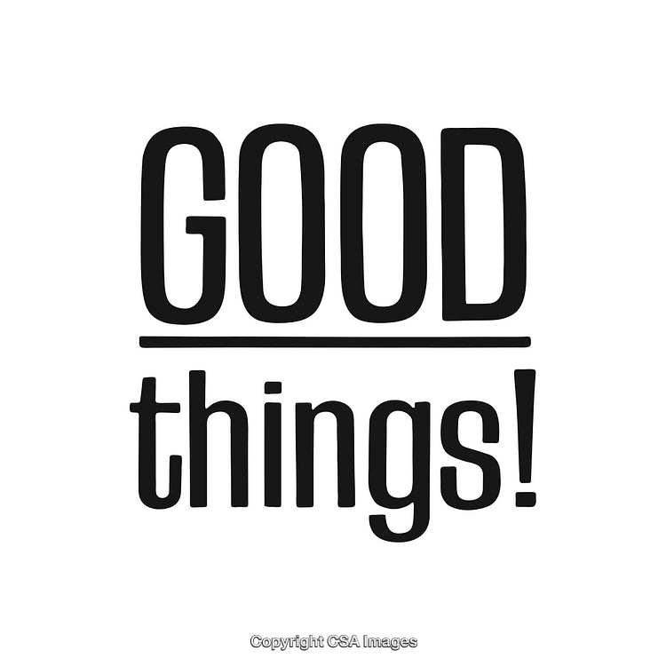 Inspirational Typography Art Featuring Positive Message in Bold Black Typeface