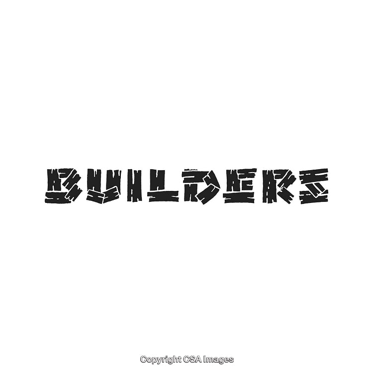 Textured Black Grunge Font on White Background for Bold Statements