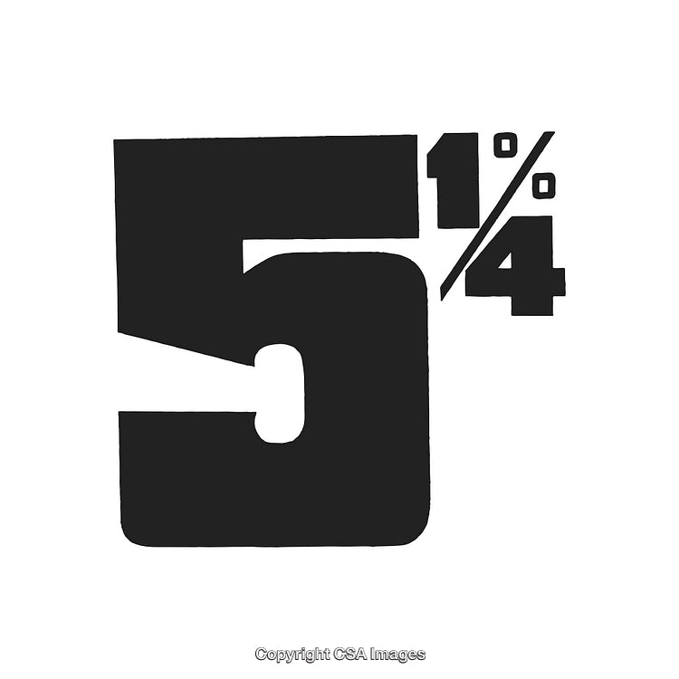 Close-Up of a Bold Typography Black and White Design Featuring Numbers