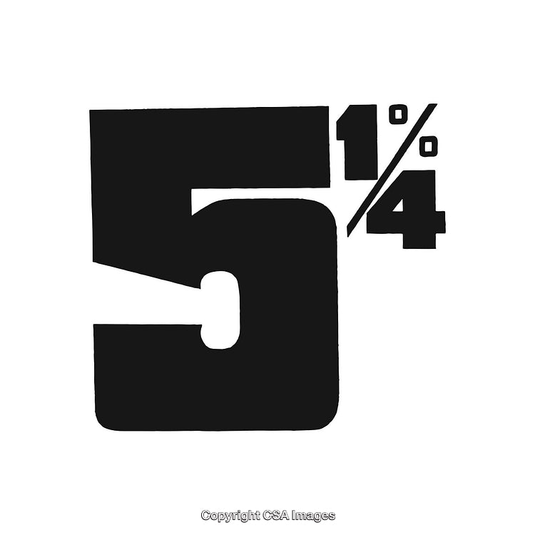 Close-Up of a Bold Typography Black and White Design Featuring Numbers
