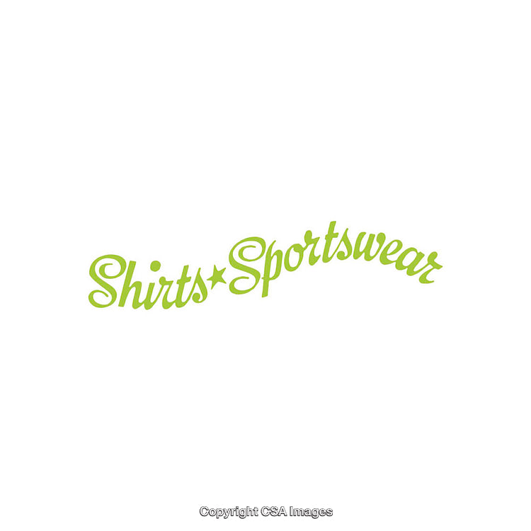 Green Stylish Sportswear Logo Design Featuring Elegant Lettering