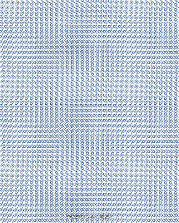 Abstract Blue Repetitive Nautical Anchor Pattern on White Background