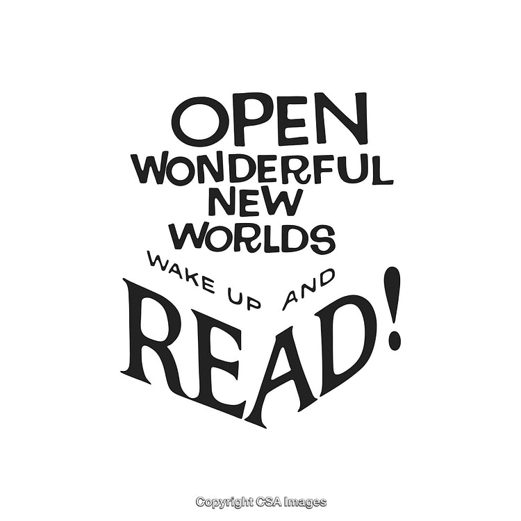 Inspiring Typography Design Promoting Reading and Discovery of New Worlds