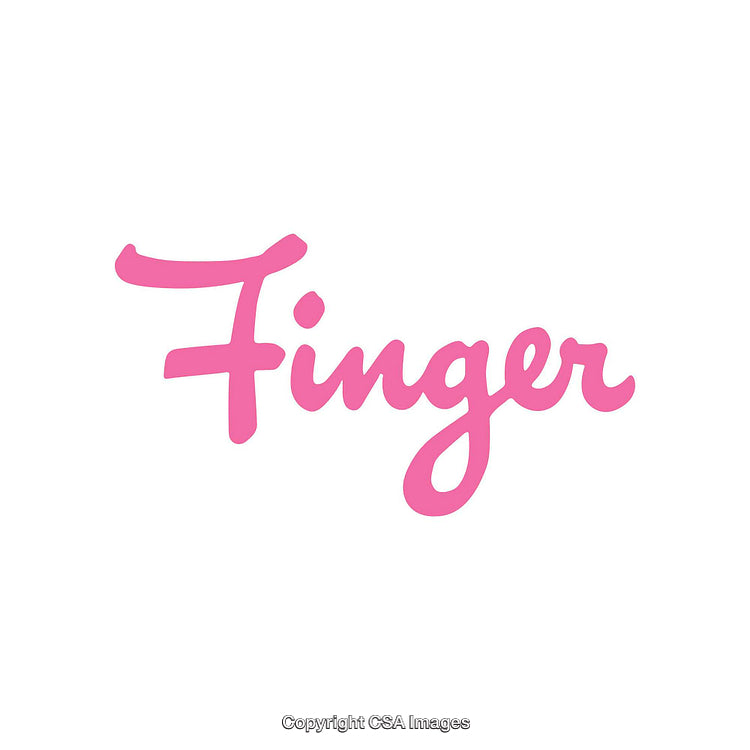 Pink Handwritten Calligraphy Style Word on White Background