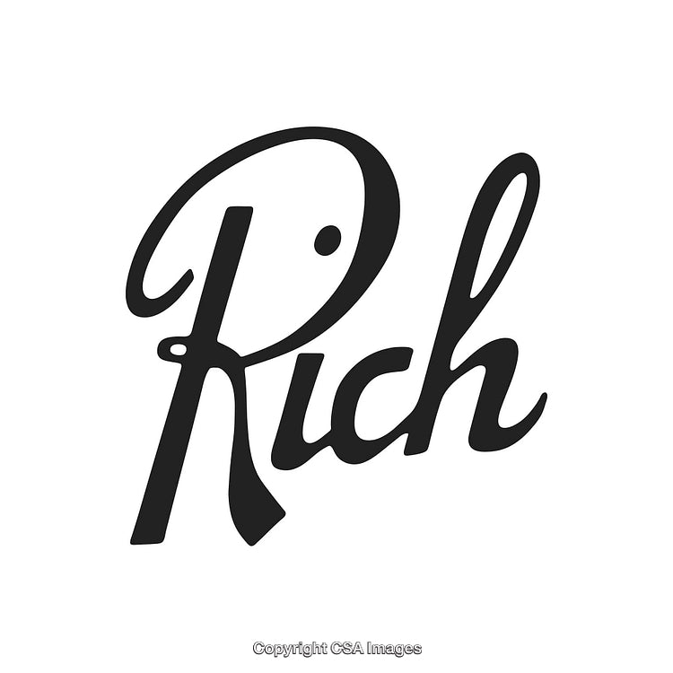 Stylish Black and White Typography Design with Elegant Script Lettering