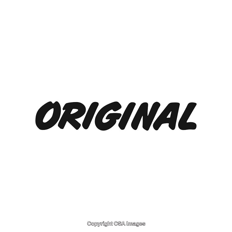 Original Script Typography Displayed in Bold Black Letters on White Background