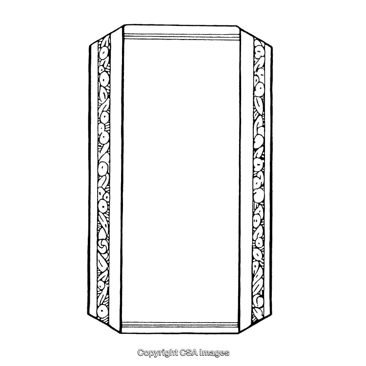 Minimalist Black And White Decorative Border Illustrations