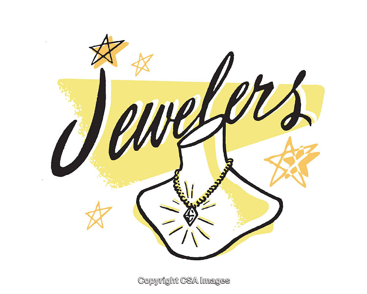 Illustrated Logo for a Jewelry Brand with Modern Design Elements