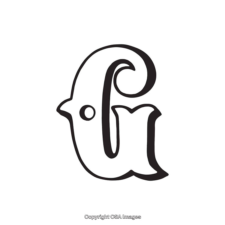 Artistic Representation of the Letter G with Unique Design