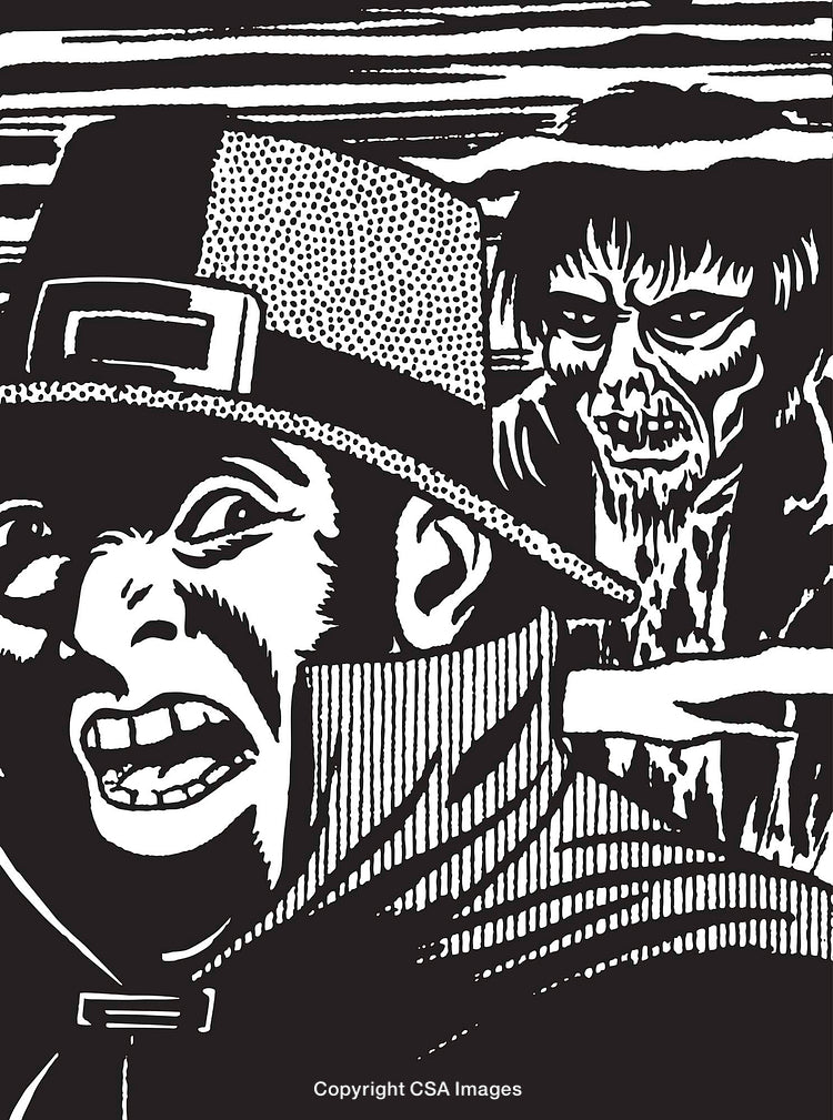 Retro Comic Style Art Depicting Dramatic Character Interaction in Monochrome
