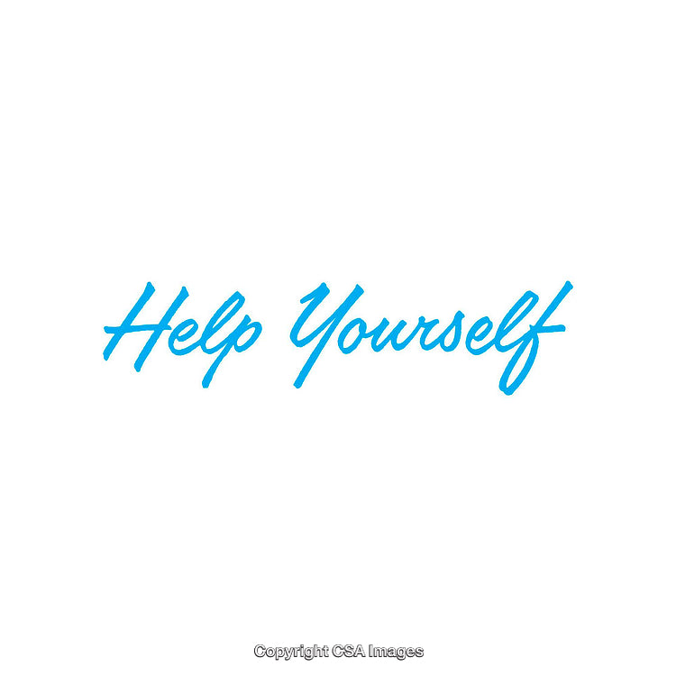 Motivational Text Art with Blue Calligraphy on a White Background
