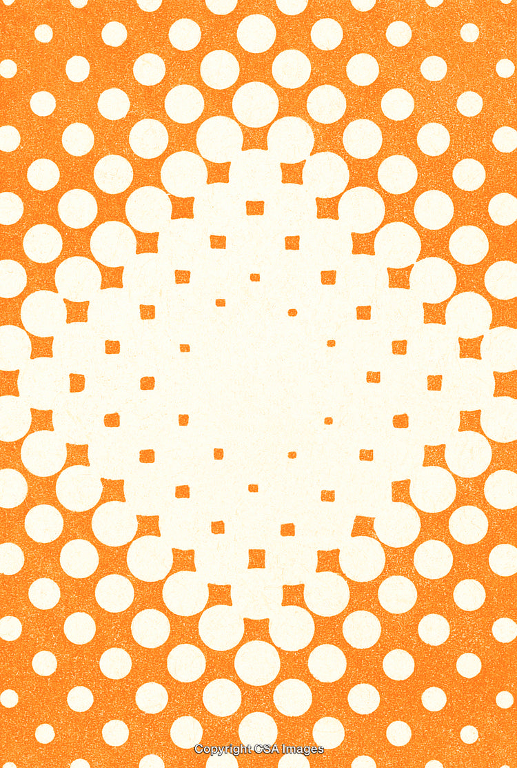 Vibrant Orange and White Abstract Geometric Background Design