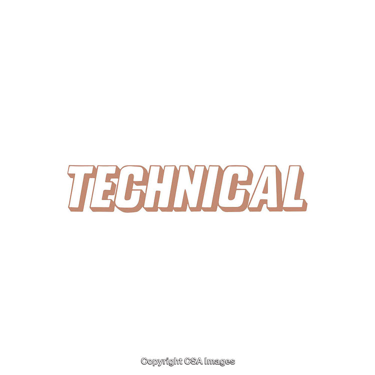 Bold Technical Typography Design With a Modern Style on White Background