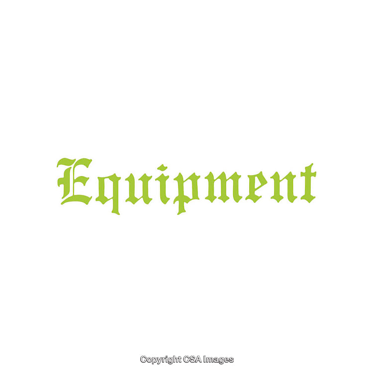 Decorative Text in Vintage Style with Green Font on White Background
