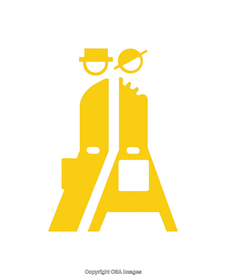 Yellow Minimalist Icons Representing Unique Concepts and Ideas