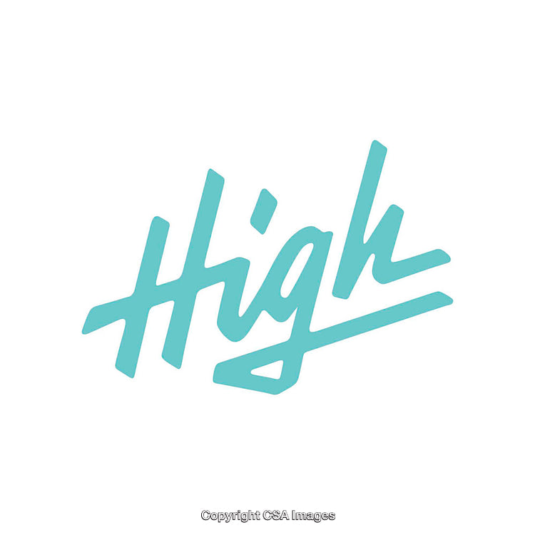 Stylish Blue Handwritten Text Design on White Background