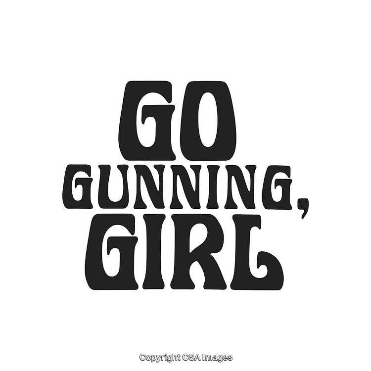 Bold Retro Typography Artwork Featuring Inspiring Female Empowerment Message