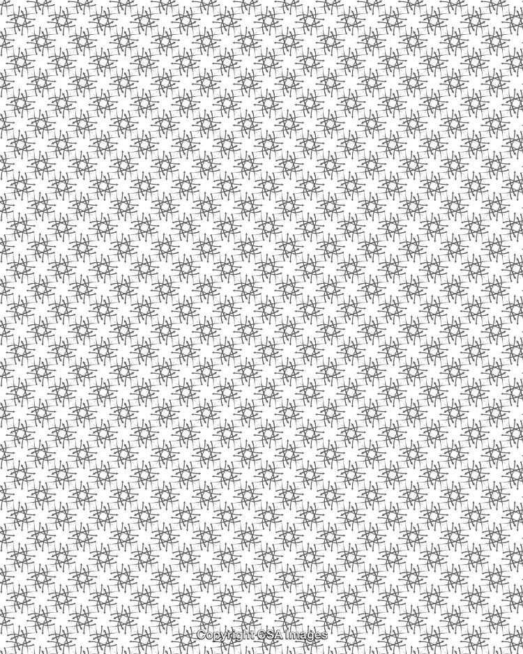 Abstract Geometric Pattern Featuring Intersecting Lines and Star Shapes