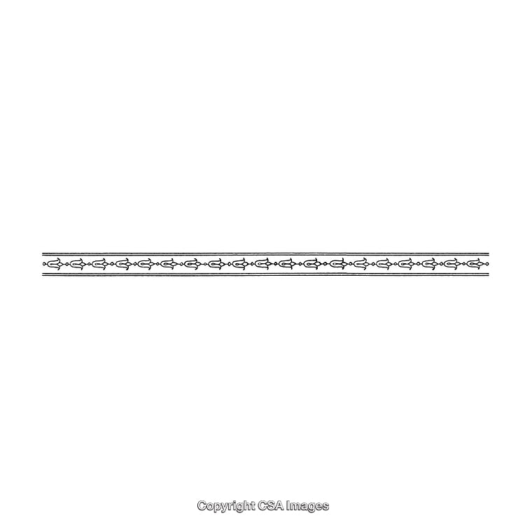 Black and White Decorative Border for Artistic and Graphic Design Projects