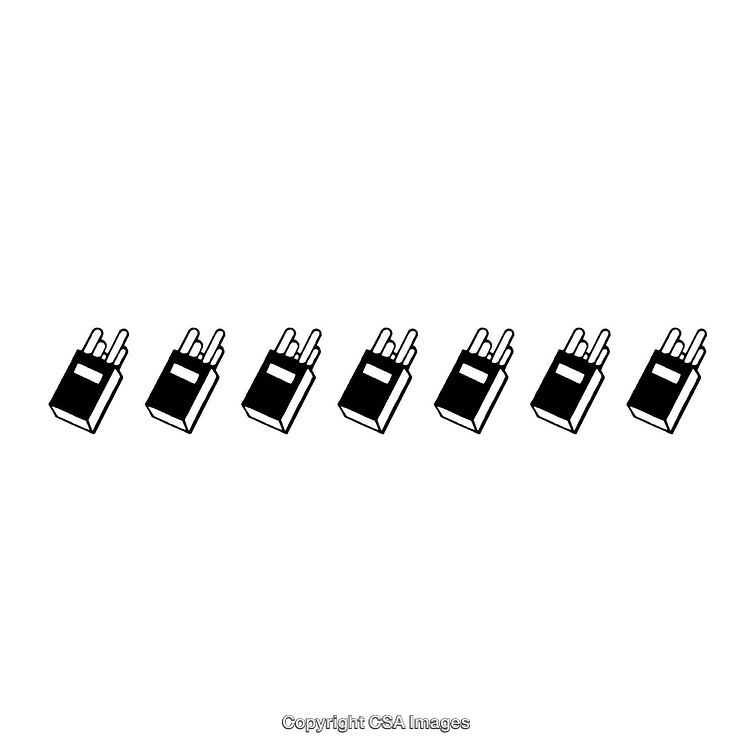 Minimalist Black and White Illustration of Geometric Objects in Repetition