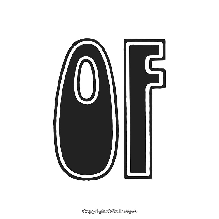 Minimalist Black and White Abstract Alphabet Design with Bold Typography
