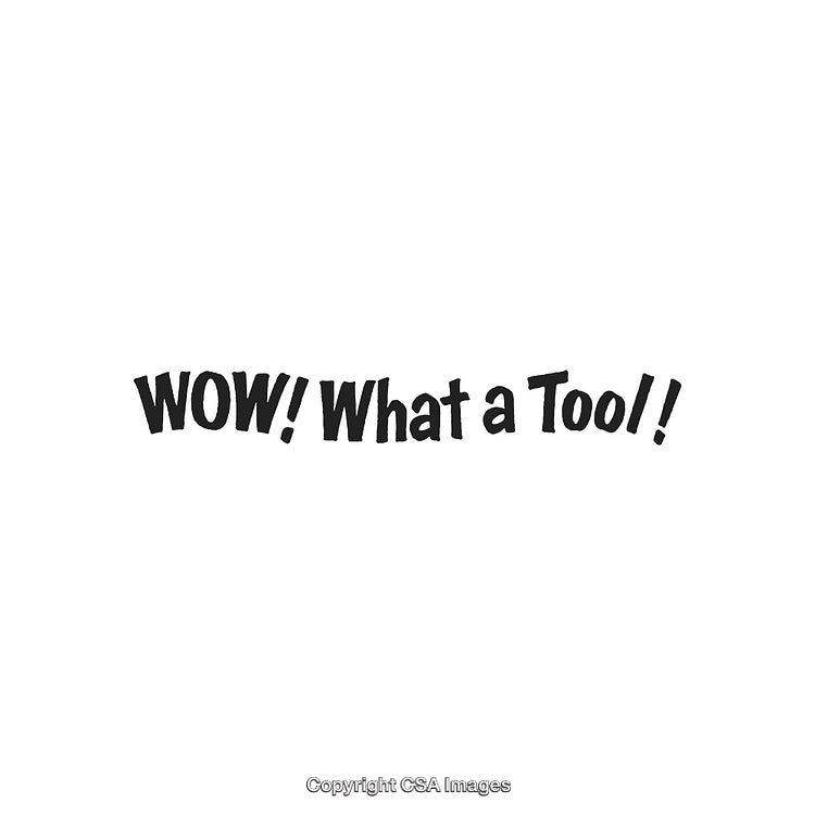 Funny Typography with Humorous Message and Quirky Style