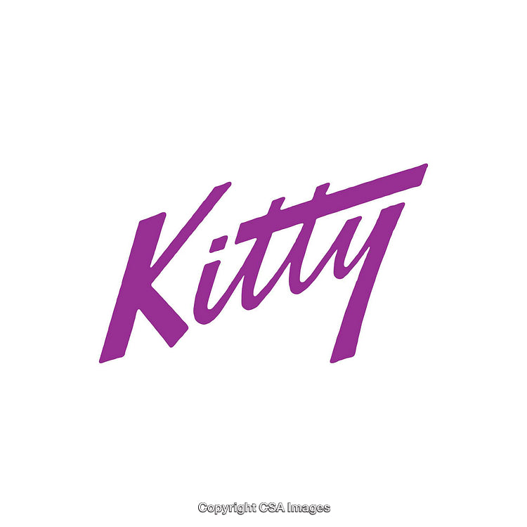 Stylish Purple Handwritten Logo Design on a Clean White Background