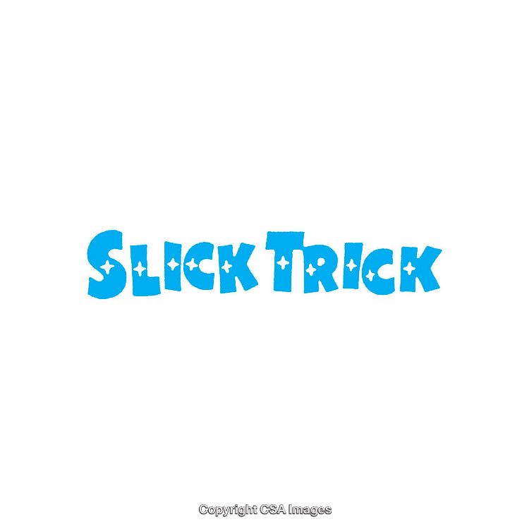 Playful Typography Design in Bright Blue Color with Decorative Touch