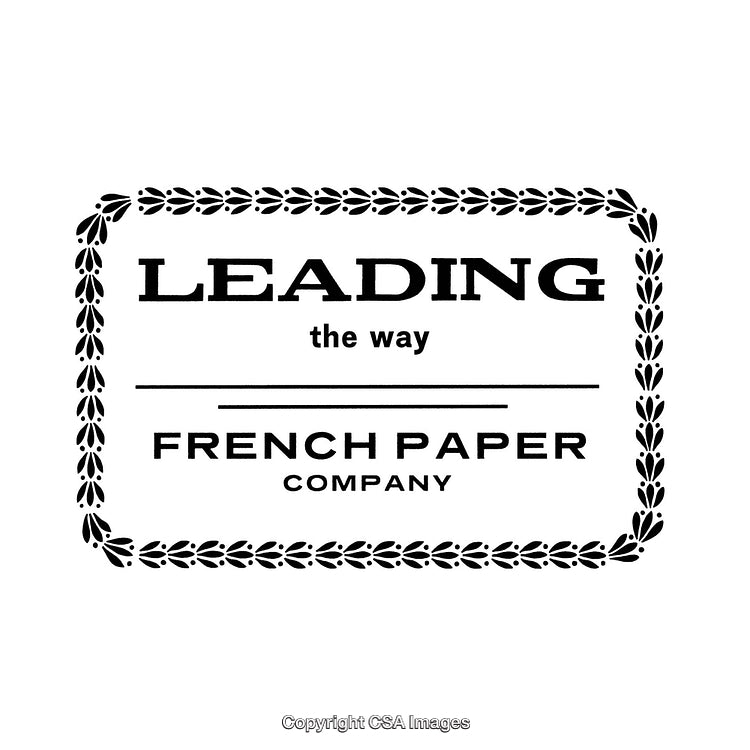 Elegant Black And White Label With Ornaments and Text Design