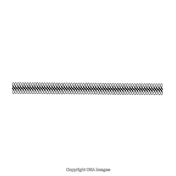 Black and White Decorative Border Design for Artistic Applications and Backgrounds