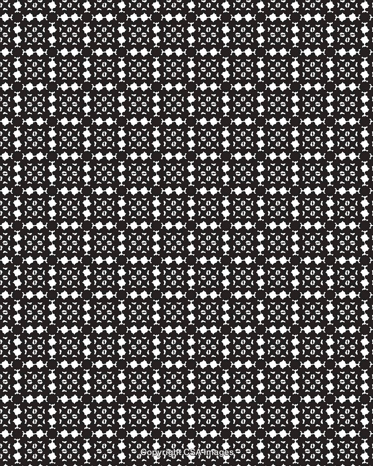 Seamless Abstract Black and White Geometric Pattern