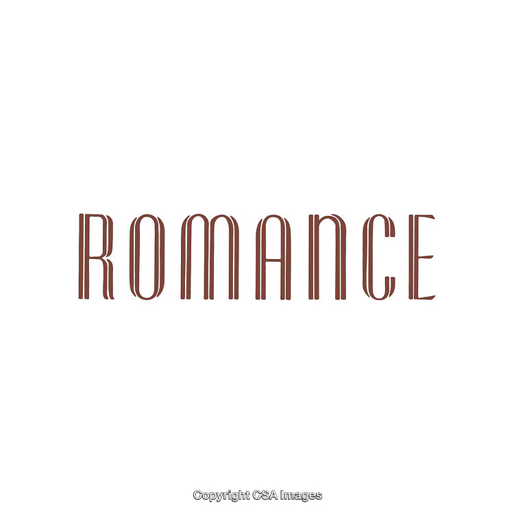 Romantic Text Design Featuring Elegant Typography in a Single Color Scheme