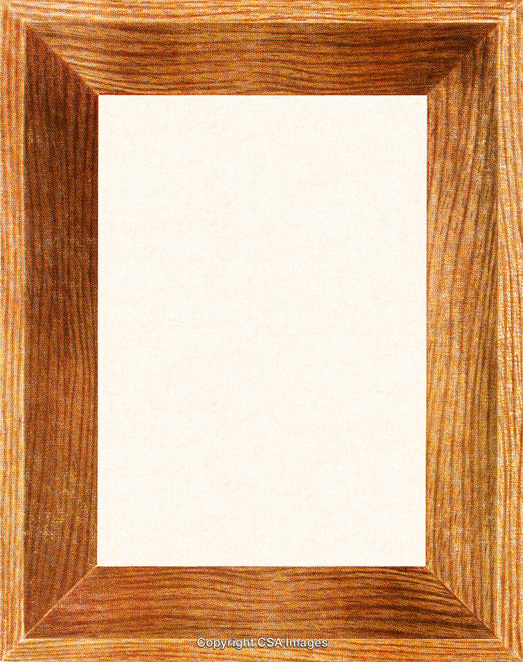 Wooden Frame With Textured Background for Art or Design Projects