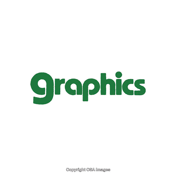 Green Stylish Typography Graphic Design Word on White Background