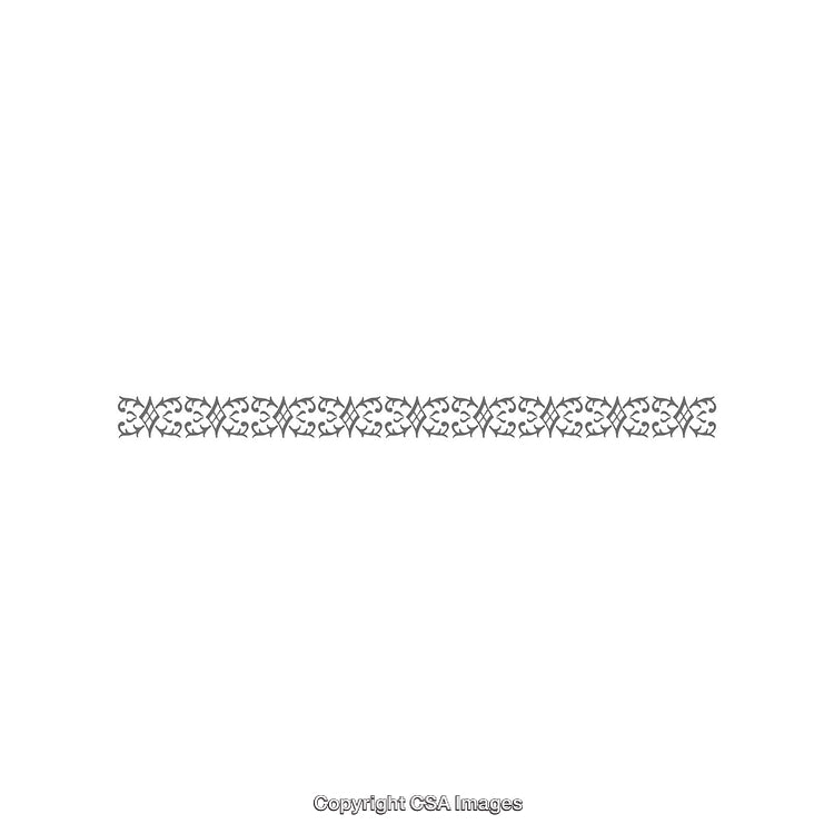 Intricate Decorative Border Design with Vintage Styled Patterns and Symmetry