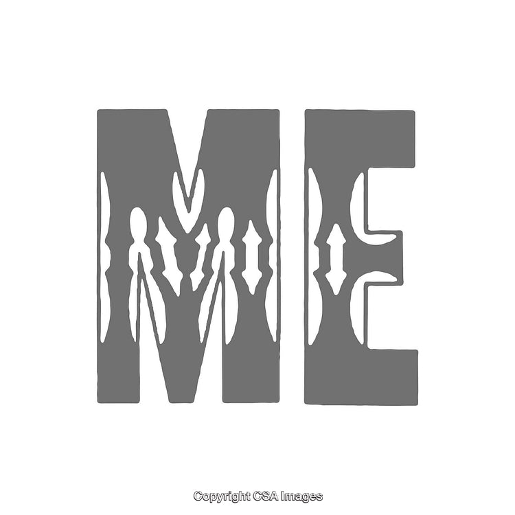 Creative Typography Art Featuring Stencil-Like Distressed Lettering Design