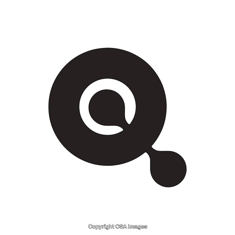 Abstract Black and White Circular Logo Design with Minimalist Elements