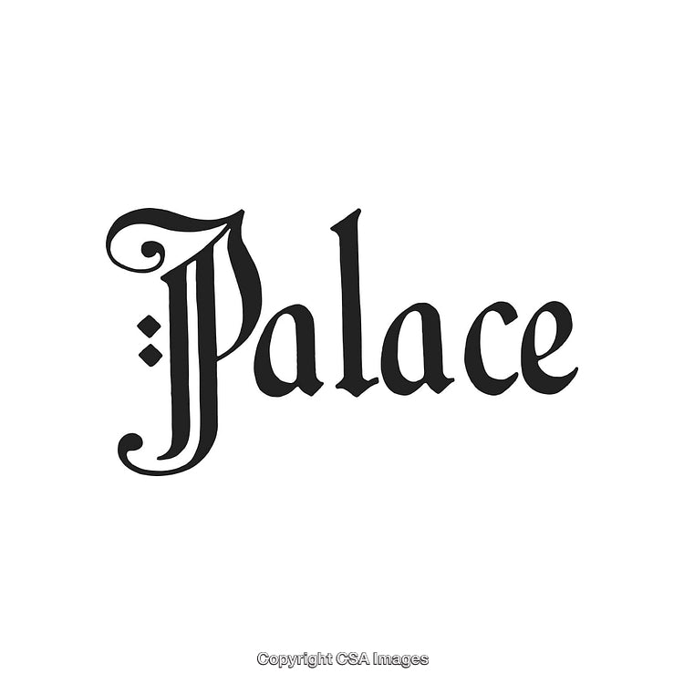 Stylized Black Typography Logo Featuring Elegant Design and Classic Calligraphy