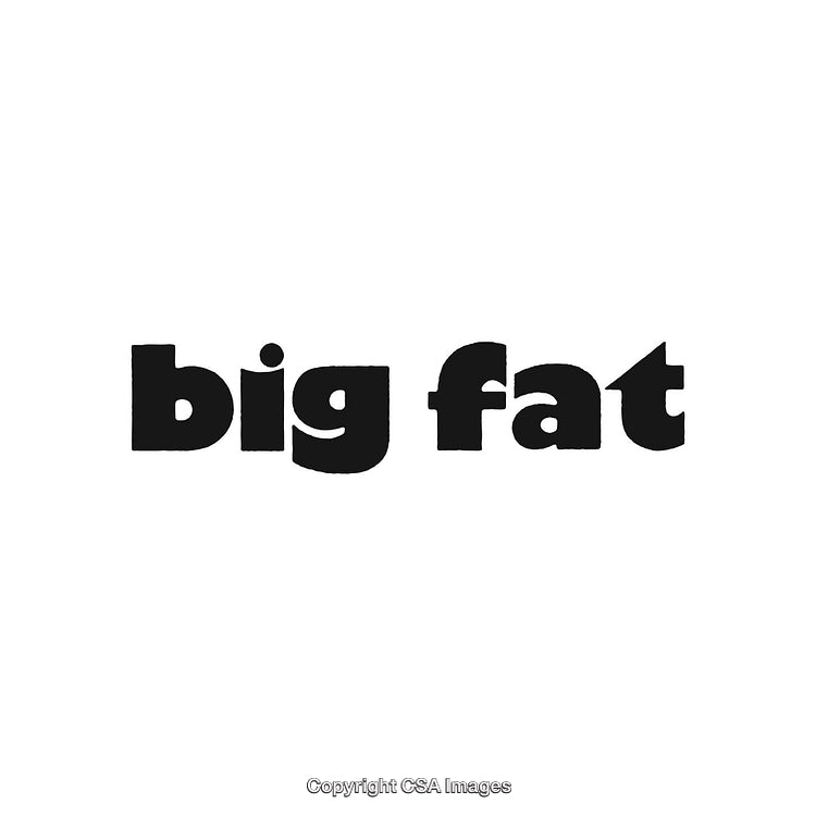 Bold Black Text Vector Design with Artistic Typeface and Simple Layout