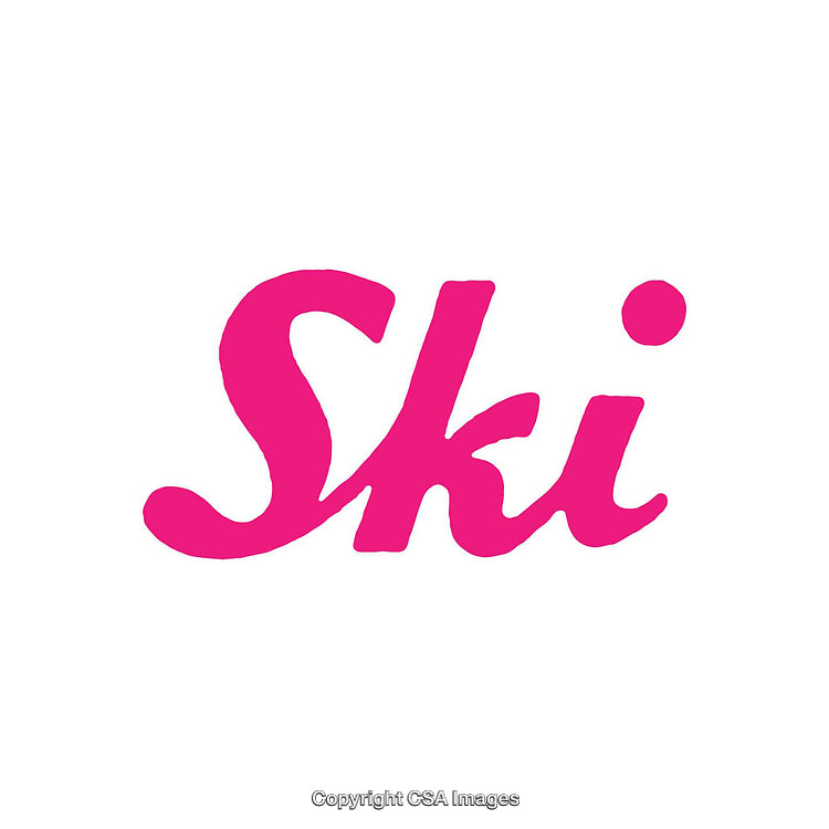 Bright Pink Script Text on a White Background