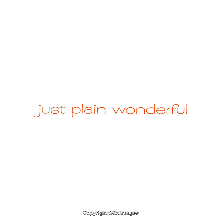 Simple Inspirational Text in Minimal Orange Font on White Background