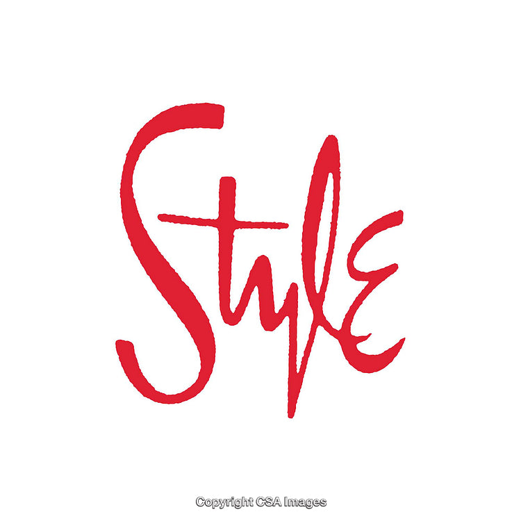 Stylish Red Calligraphy Design on a Clean White Background