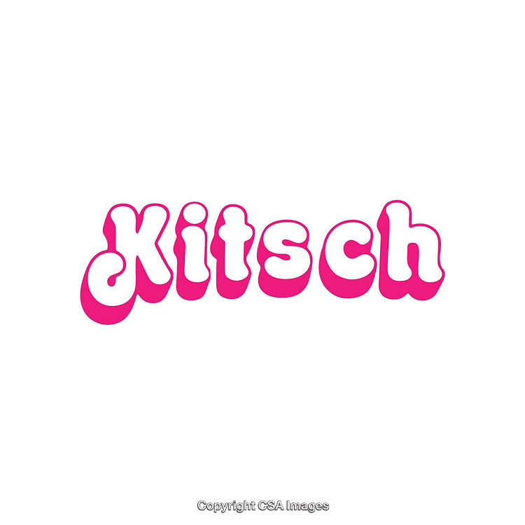 Retro 60s-Inspired Pink and White Font on Minimal White Background