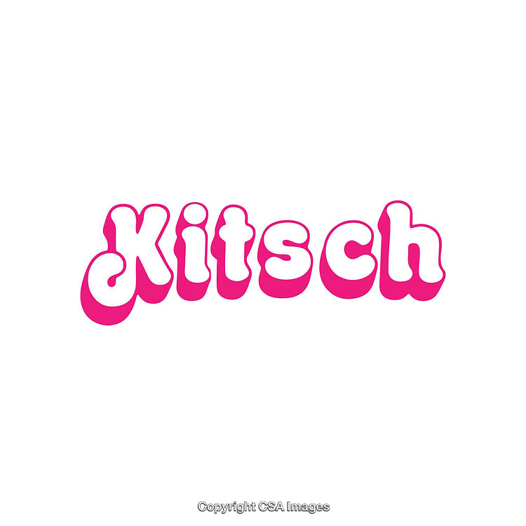 Retro 60s-Inspired Pink and White Font on Minimal White Background