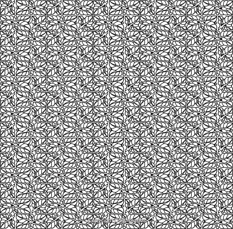 Intricate Black and White Patterned Background With Repeating Design Elements