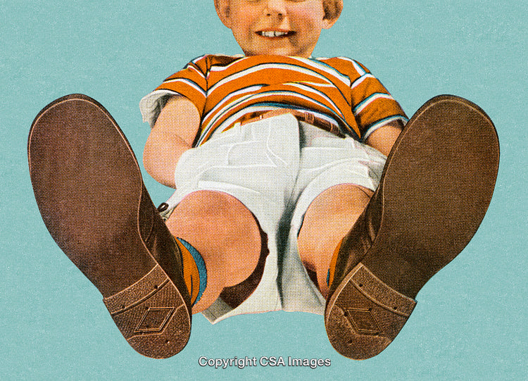 Retro-Inspired Stylized Image of Smiling Child in Vibrant Colors