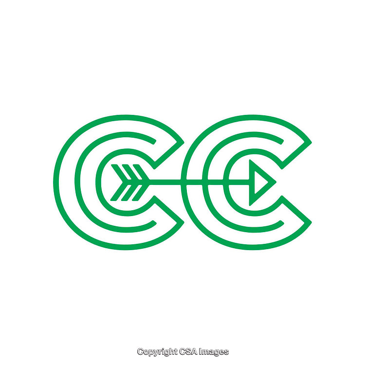 Green Minimalist Logo Featuring Intersecting Arrows and Geometric Shapes