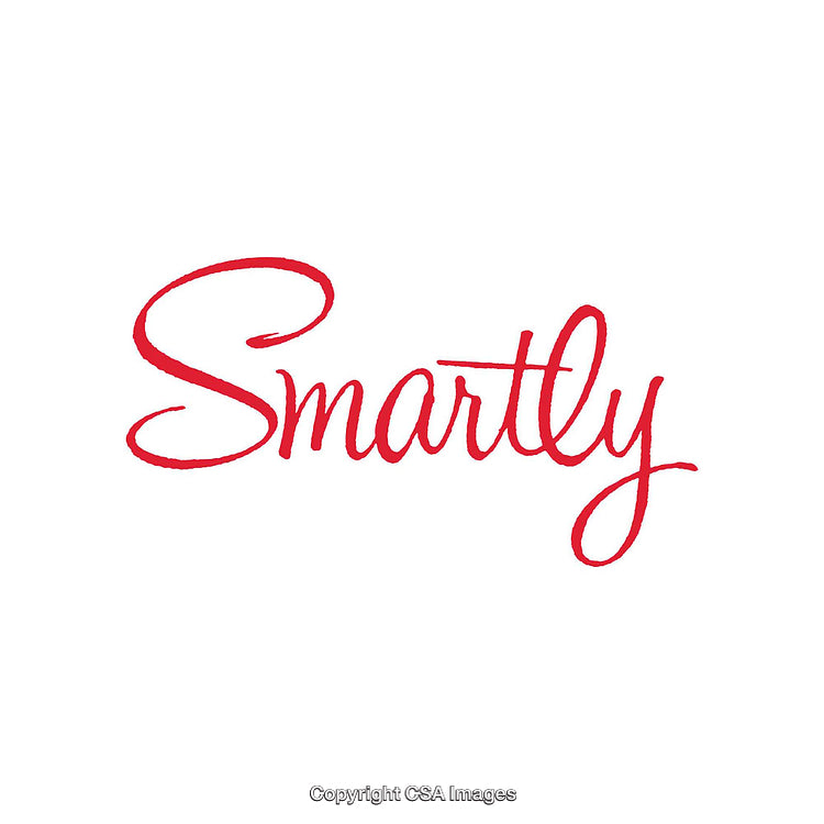 Elegant Red Script Text Design Displayed on a White Background